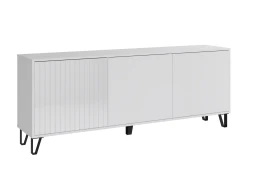 Тумба ТВ Ливерпуль, белый/белый глянец